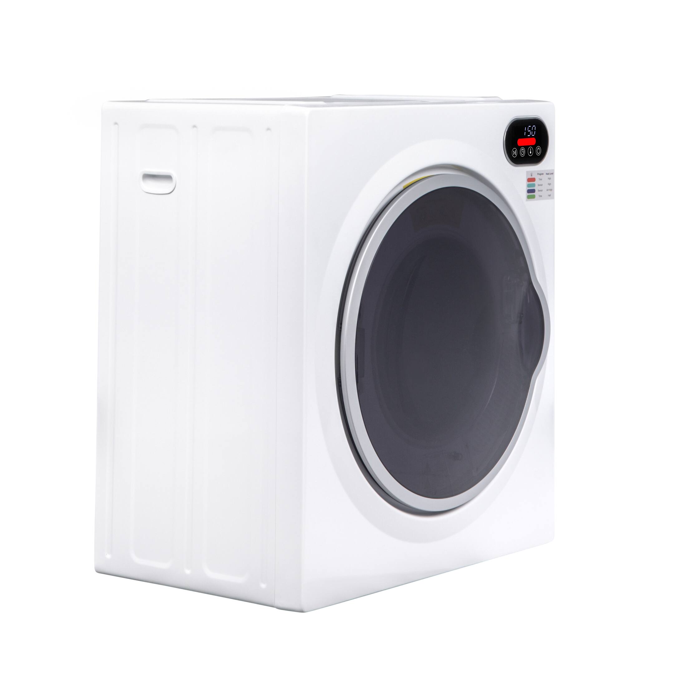 Alt View 9. Equator - Equator ED 848 Ultra Compact 2.6 cu. ft./ 10lbs Short Vented Sensor Electric Dryer Top LED Controls 110V/1400W - White.