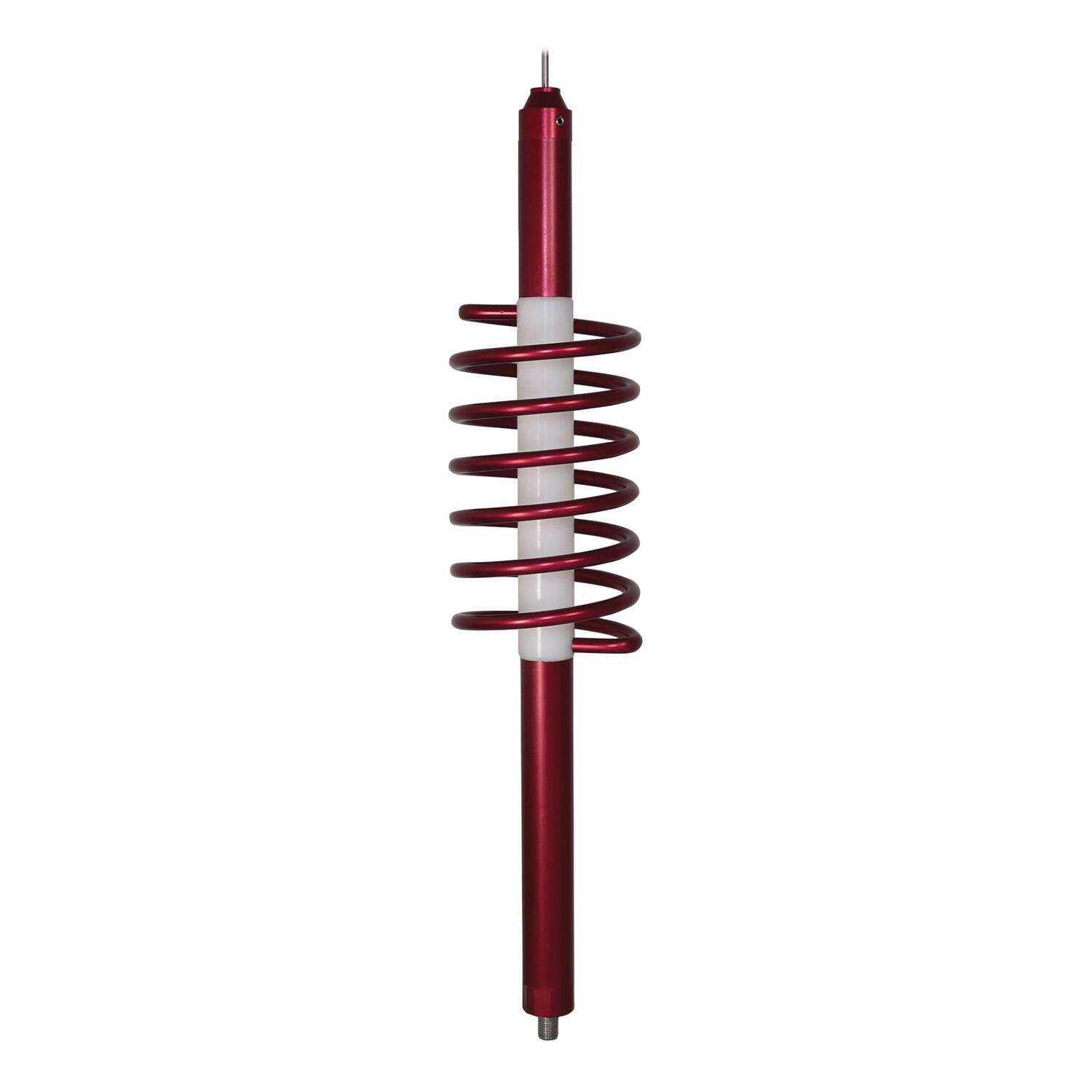 Alt View 1. Tram - Tram WC-6-R WC-6 2,000-Watt WILDCAT Trucker CB Antenna with 6-In. Anodized Aluminum Shaft with Extremely Low SWR - Red.
