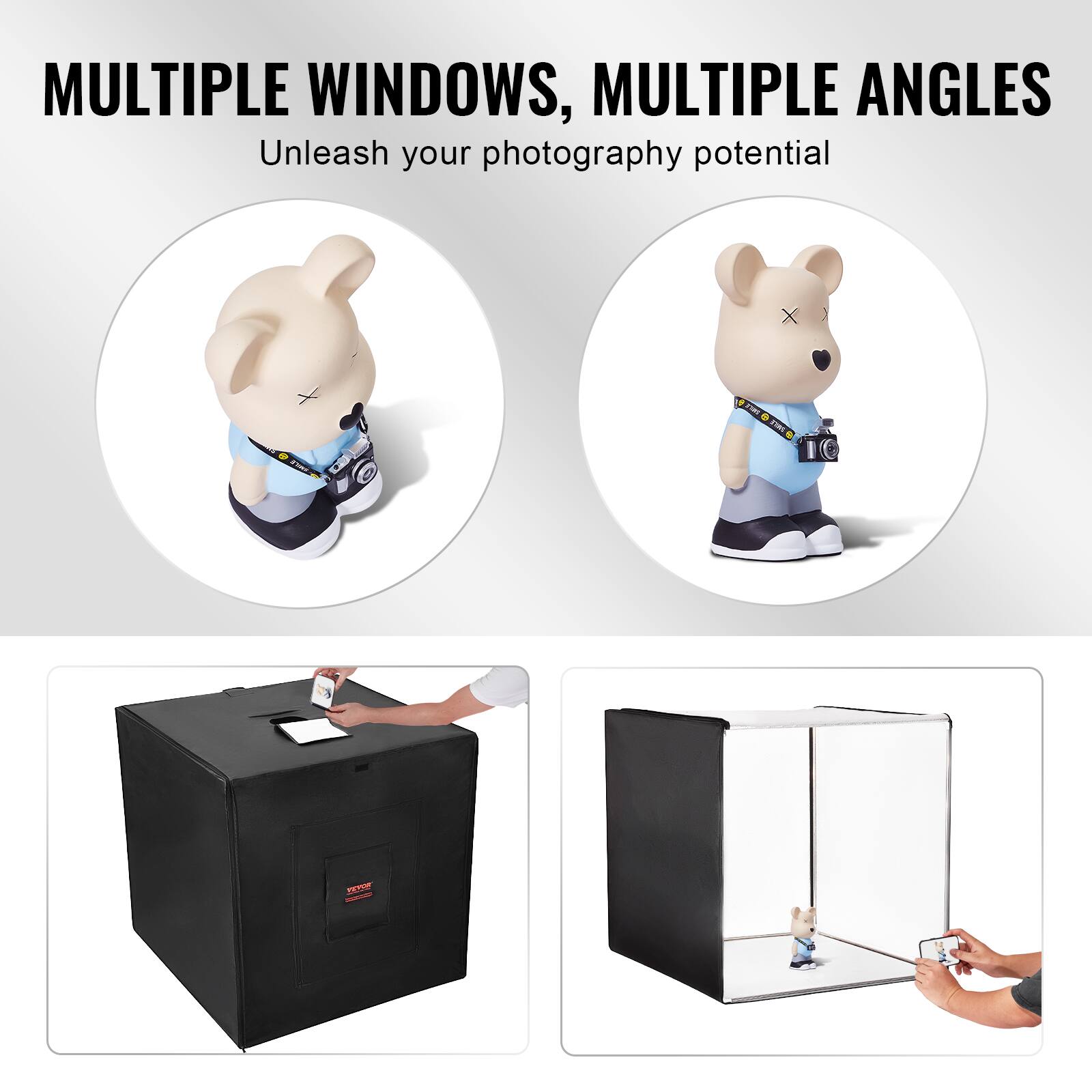 MULTIPLE WINDOWS, MULTIPLE ANGLES  
Unleash your photography potential