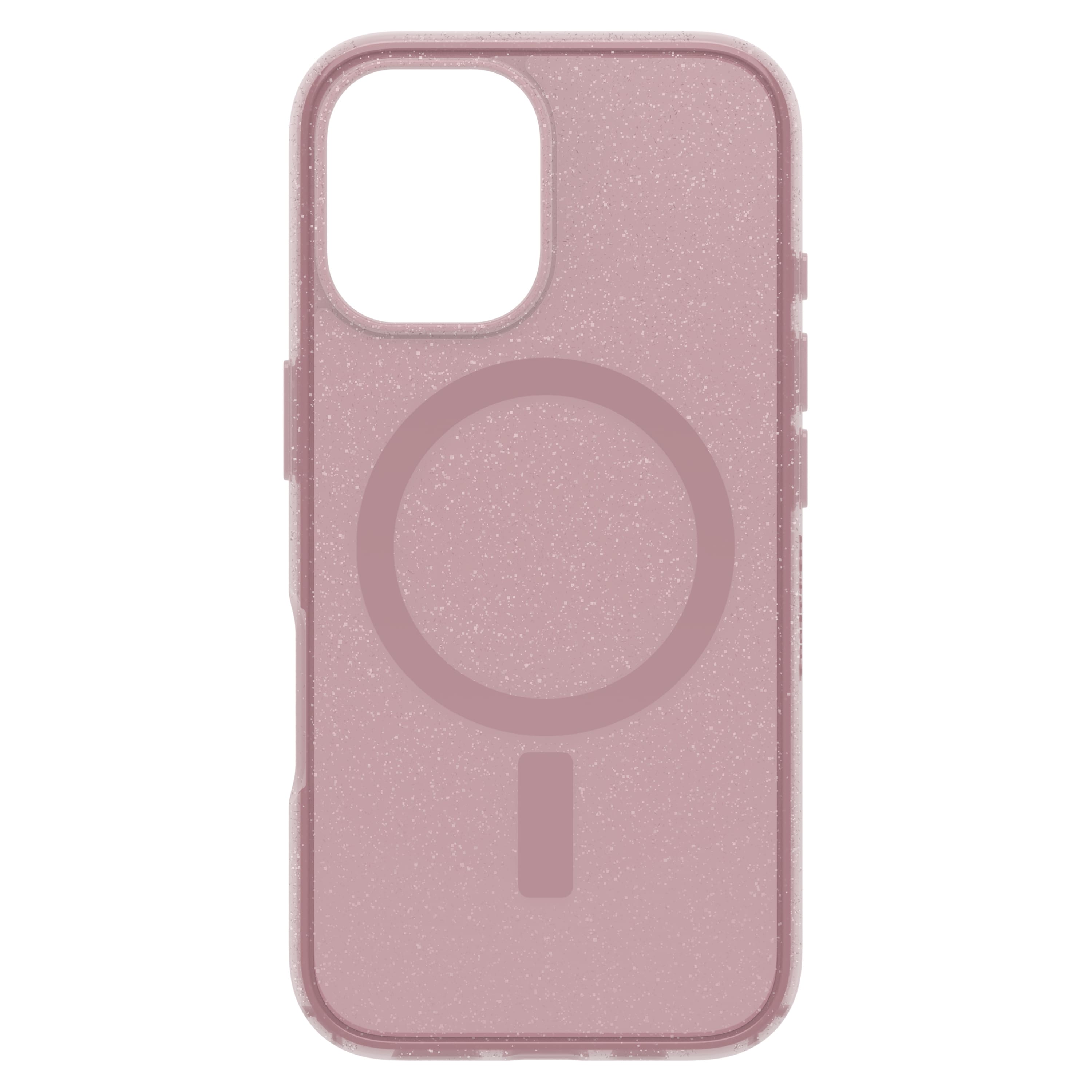 Angle. OtterBox - Symmetry Series Hard Shell for MagSafe for Apple iPhone 16 - Foxberry Pink.