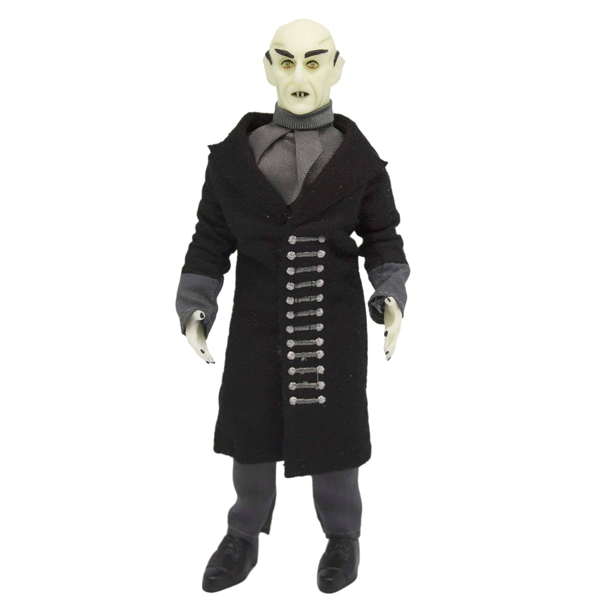 Alt View 10. Mego - Mego Nosferatu Glow-In-The-Dark 8 Inch Action Figure - White.