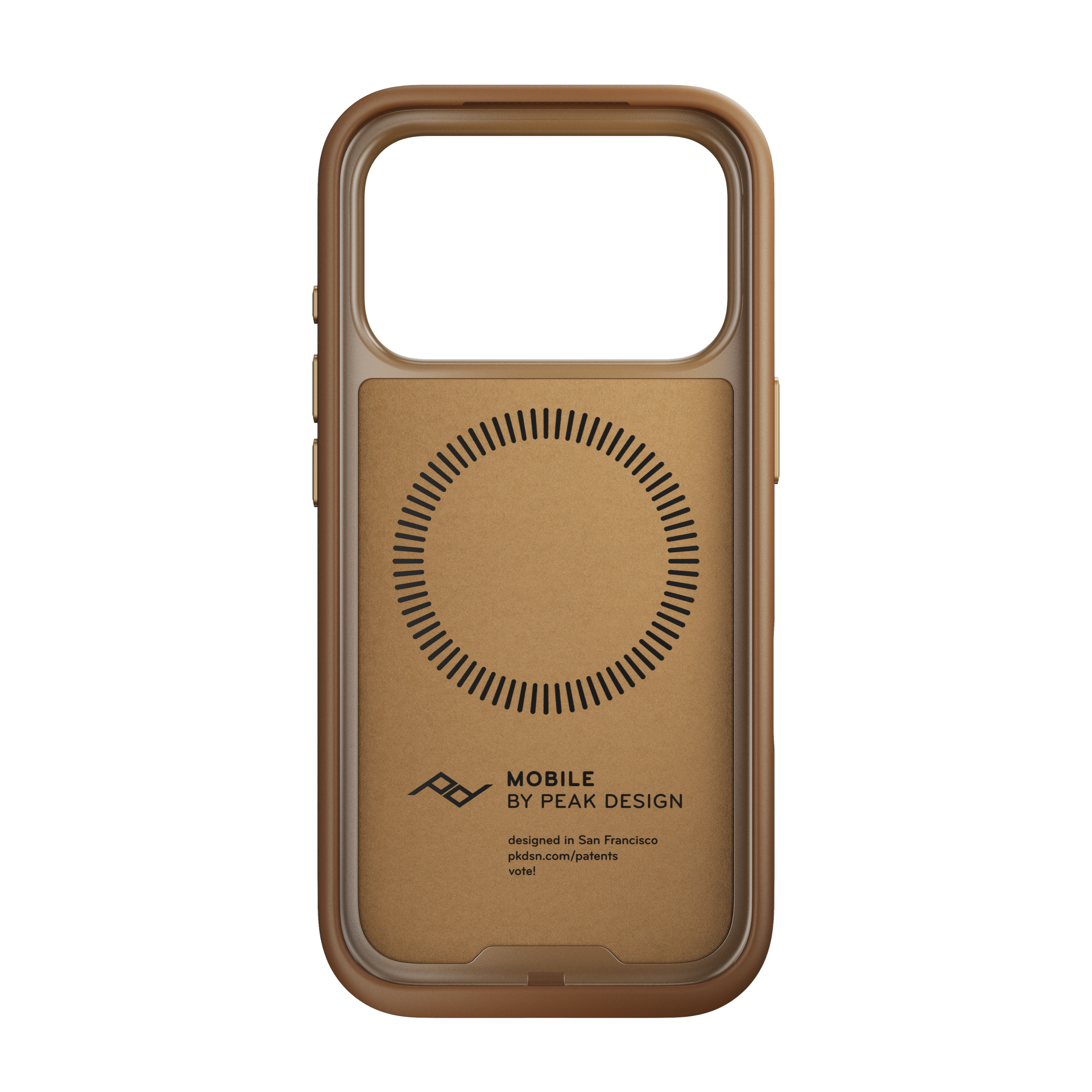 MOBILE BY PEAK DESIGN  
Designed in San Francisco  
pkd.com/patents  
vote!