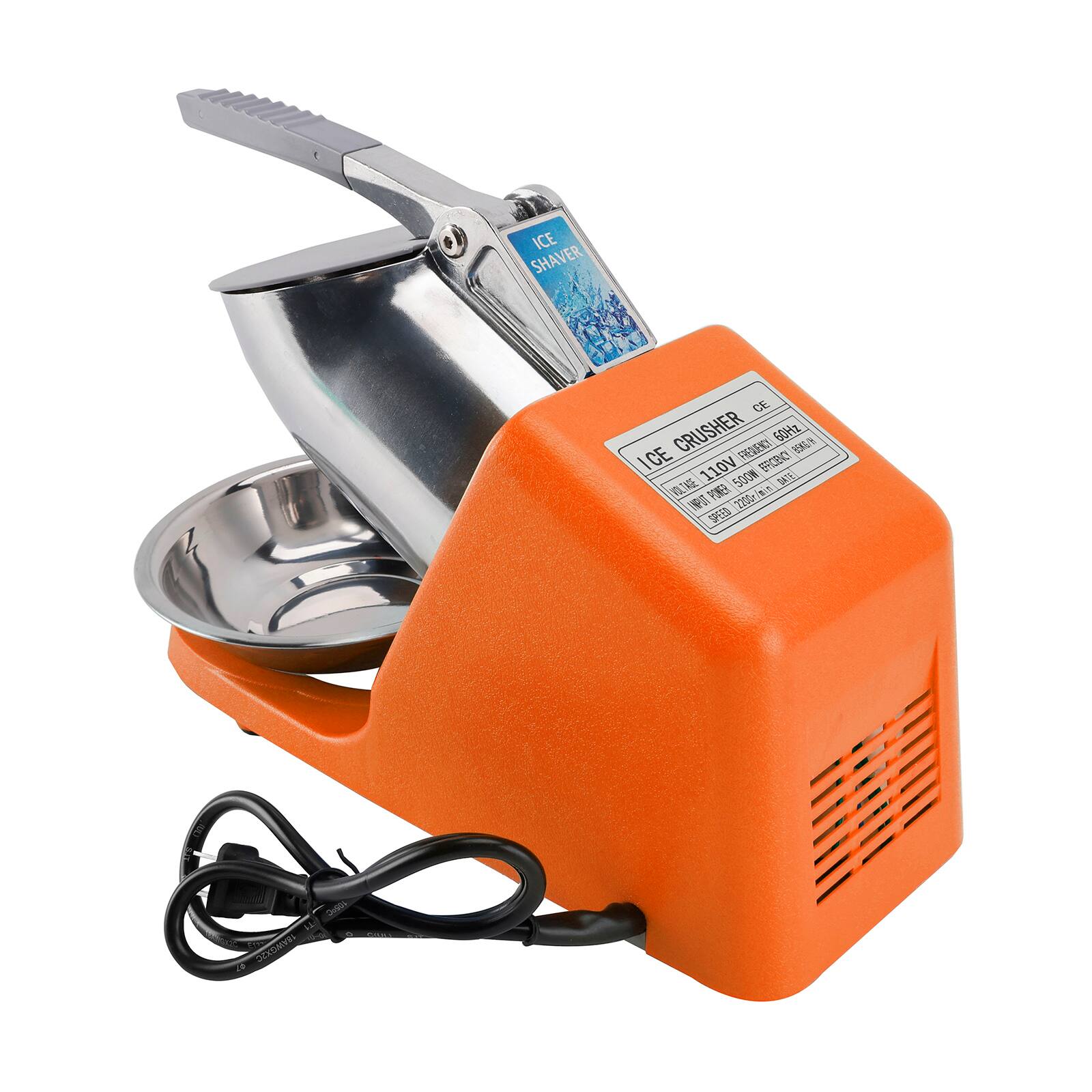 ICE CRUSHER CE 60Hz  
ICE 110V  
ERCEN VOLIKE  
500W  
TA1  
PORED 222clmm  
NA 09 SPEED