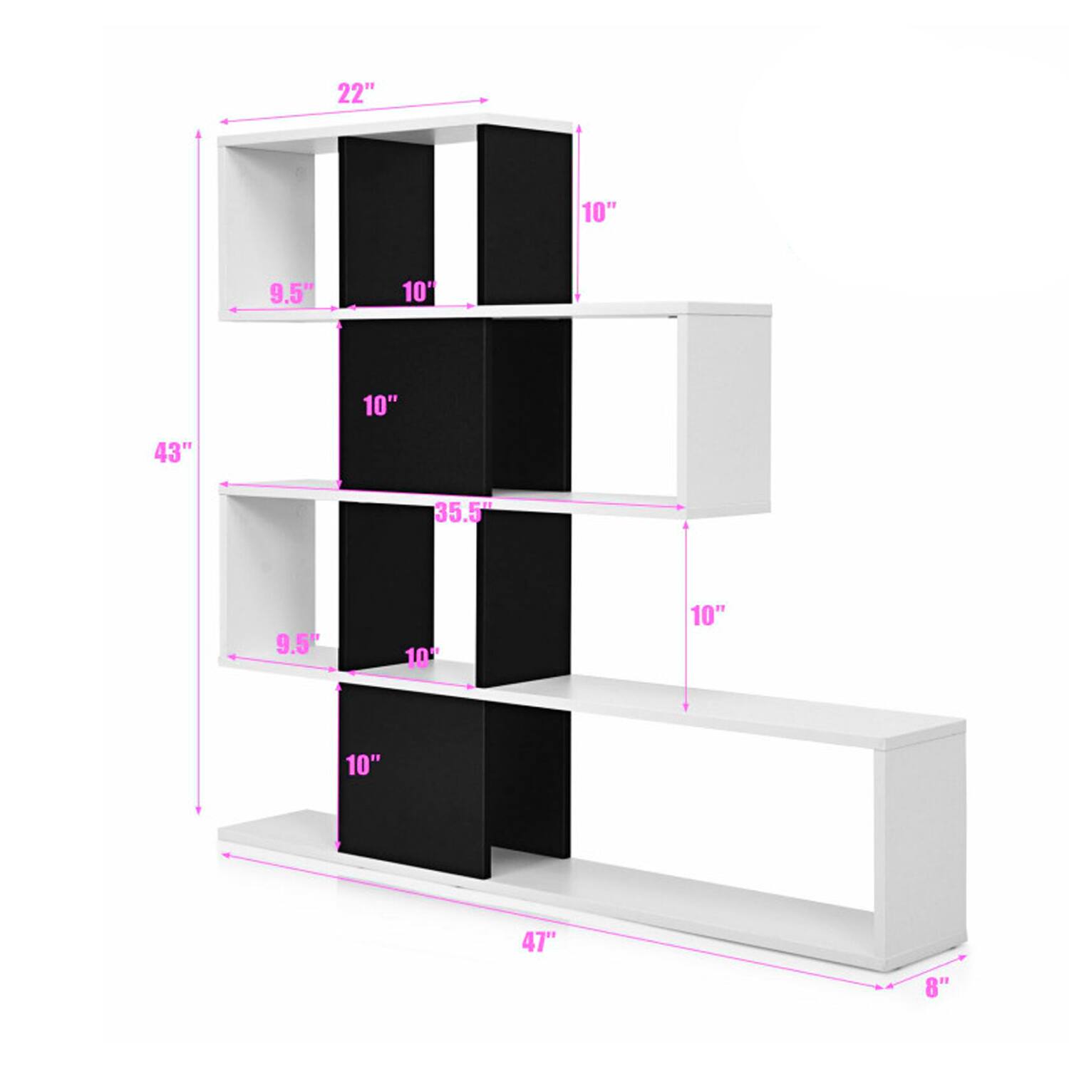 22" 10" 9.5" 10" 10" 43" 35.5" 9.5" 10" 10" 47" 8"
