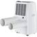Alt View 2. TCL - Q-Series 450 Sq. Ft. Smart Inverter Portable Air Conditioner - White.