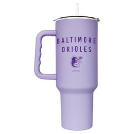 Logo Brands - Baltimore Orioles 40oz. Lavender Soft Touch Tumbler - Multicolor