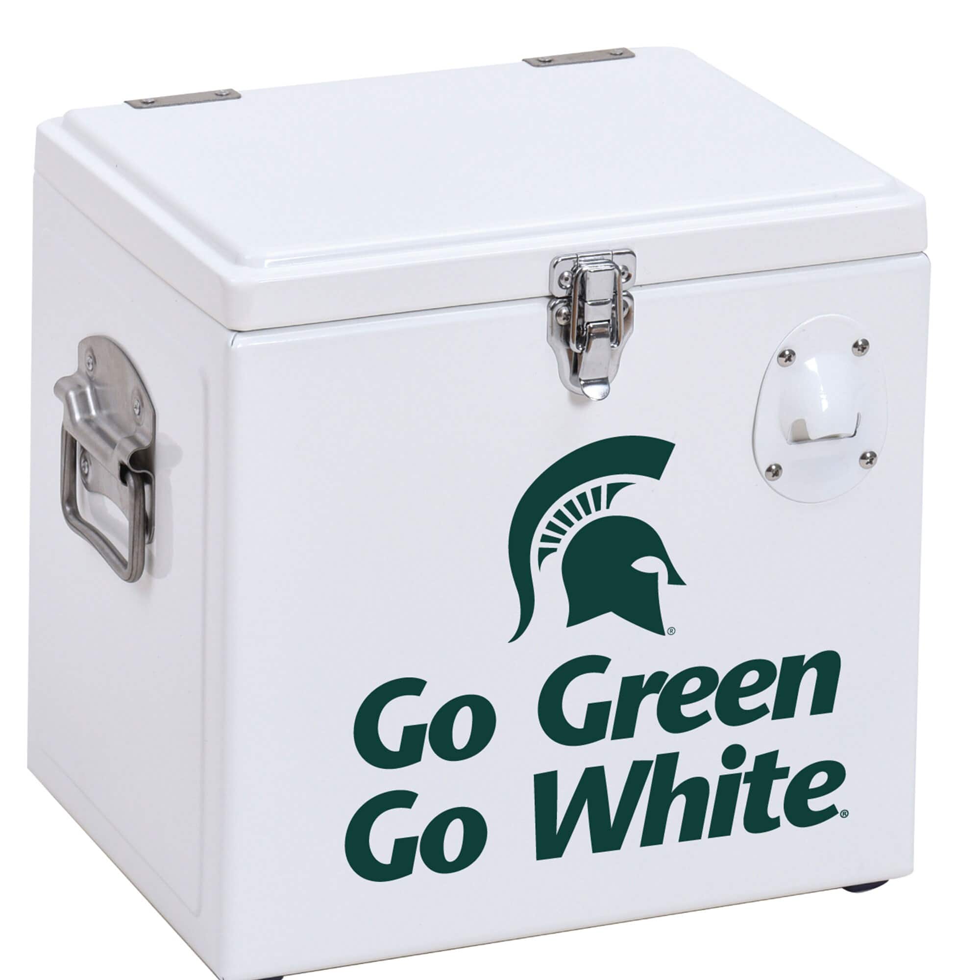 Photos - Car Cooler & Fridge Indigo Falls - Michigan State Spartans 24-Can Party Cooler - White 200830639 
