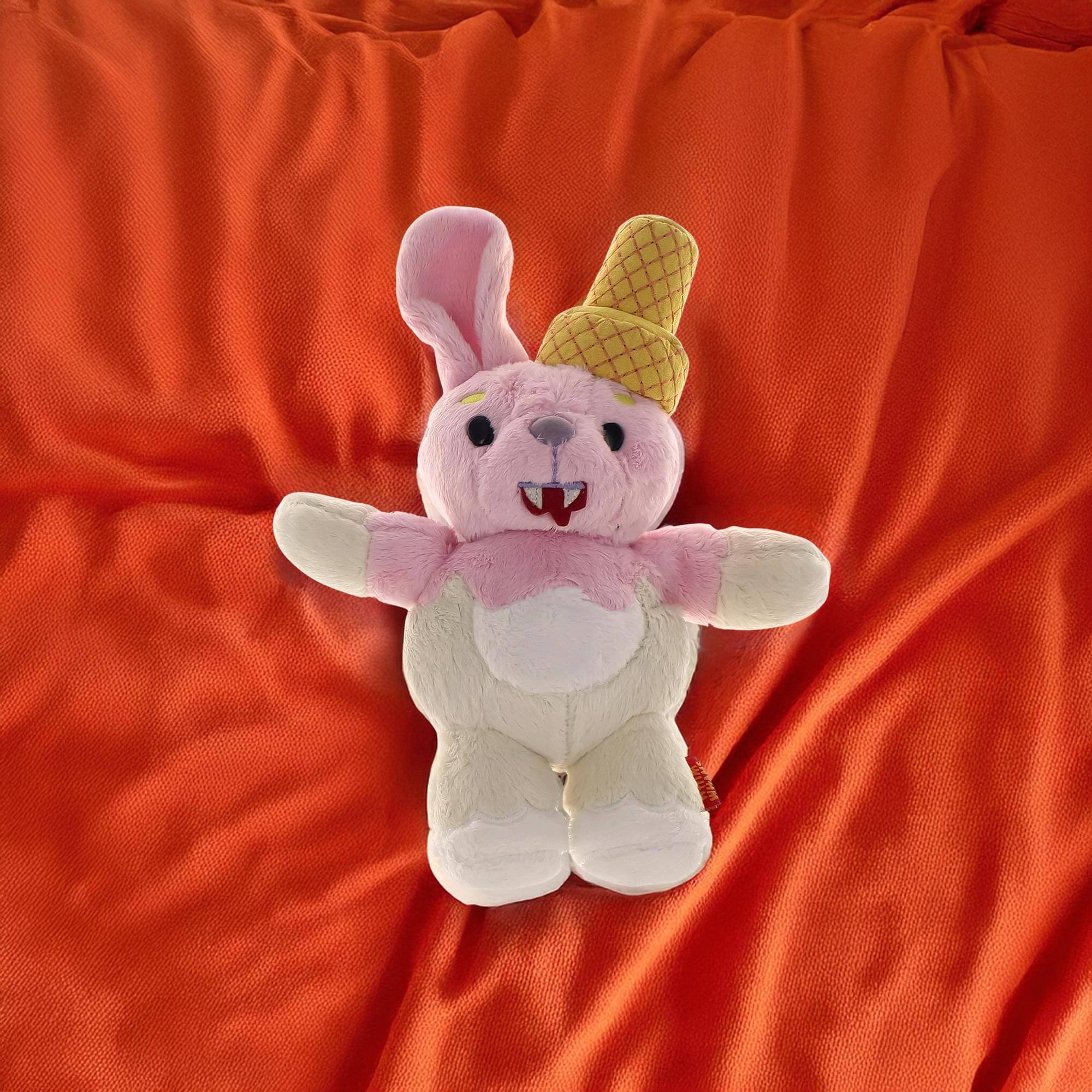 Alt View 10. Crowded Coop - WhimWham 8" Plush, Bunny Ice Cream Cone Vampire - Multi-Color.