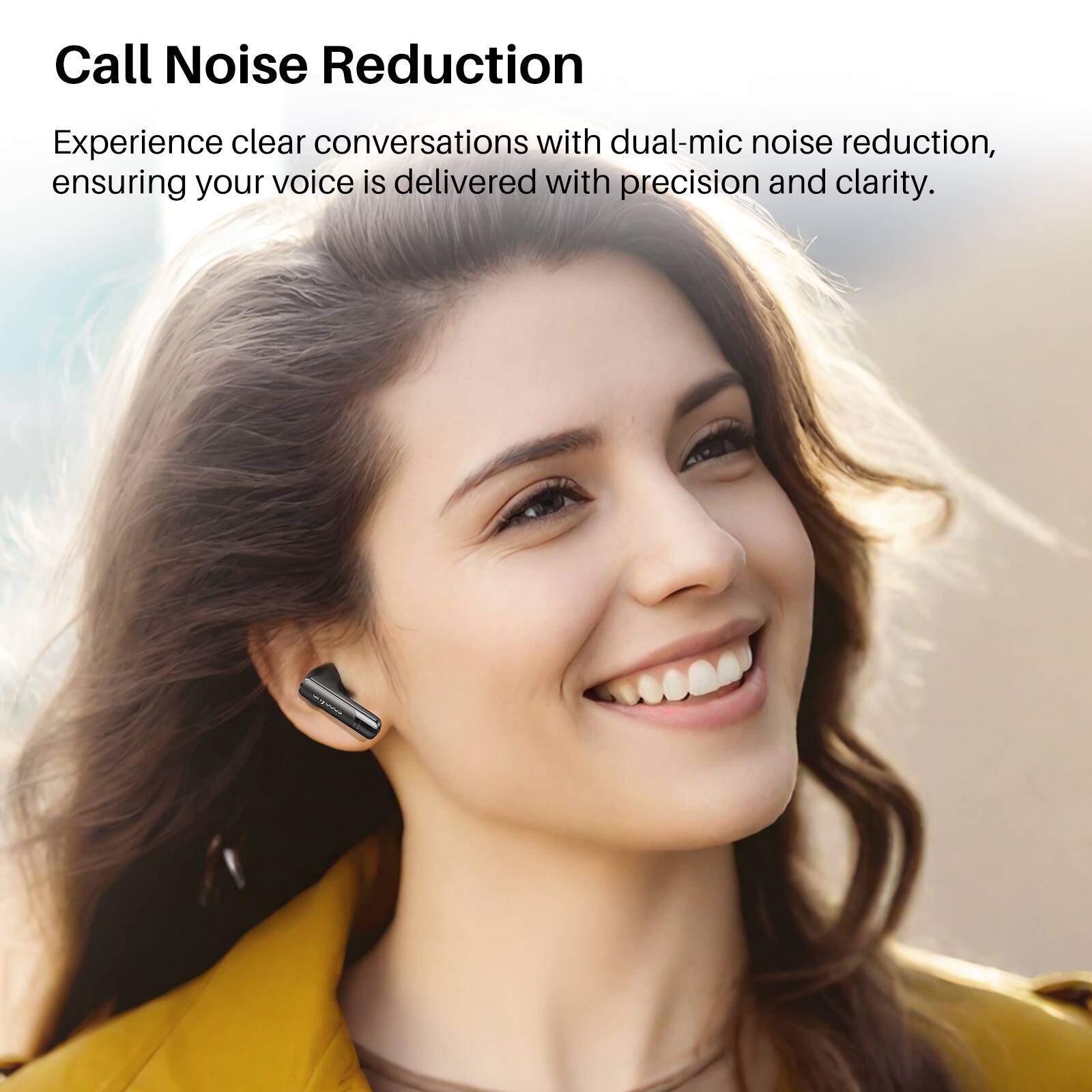 Call Noise Reduction

Experience clear conversations with dual-mic noise reduction, ensuring your voice is delivered with precision and clarity.