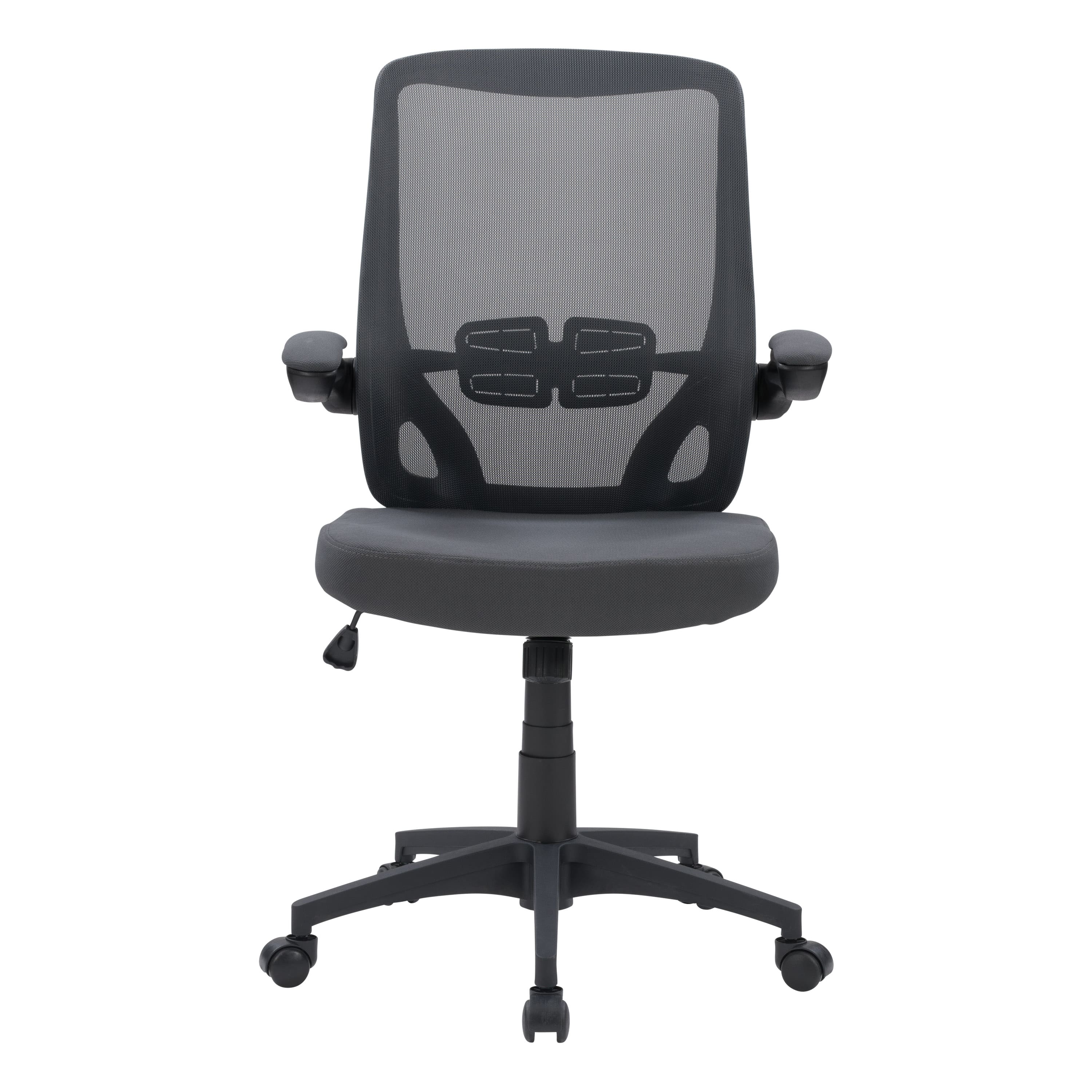 Front. CorLiving - WHR-501-O Workspace High Mesh Back Office Chair in Grey - Grey.