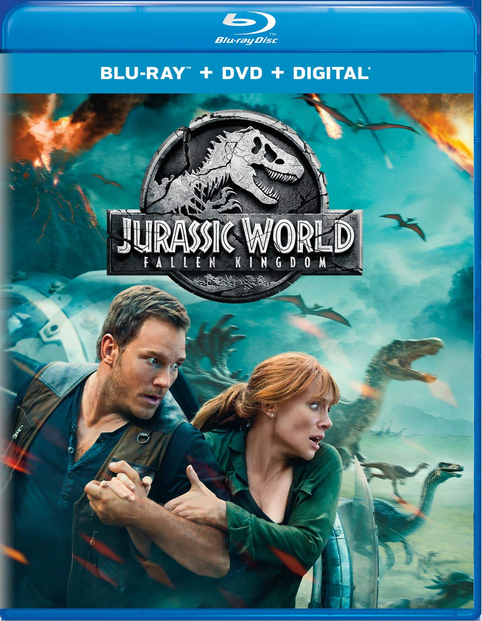 Front. Jurassic World - Fallen Kingdom (BD Combo Pack) (with DVD) [Blu-ray].