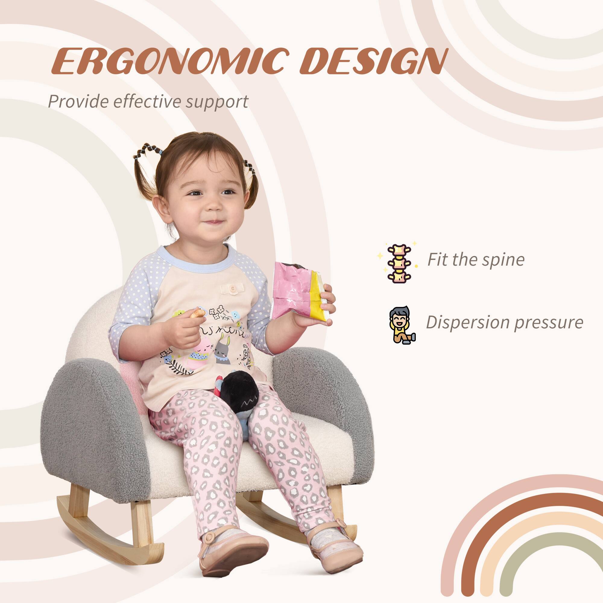 ERGONOMIC DESIGN  
Provide effective support  

- Fit the spine  
- Dispersion pressure