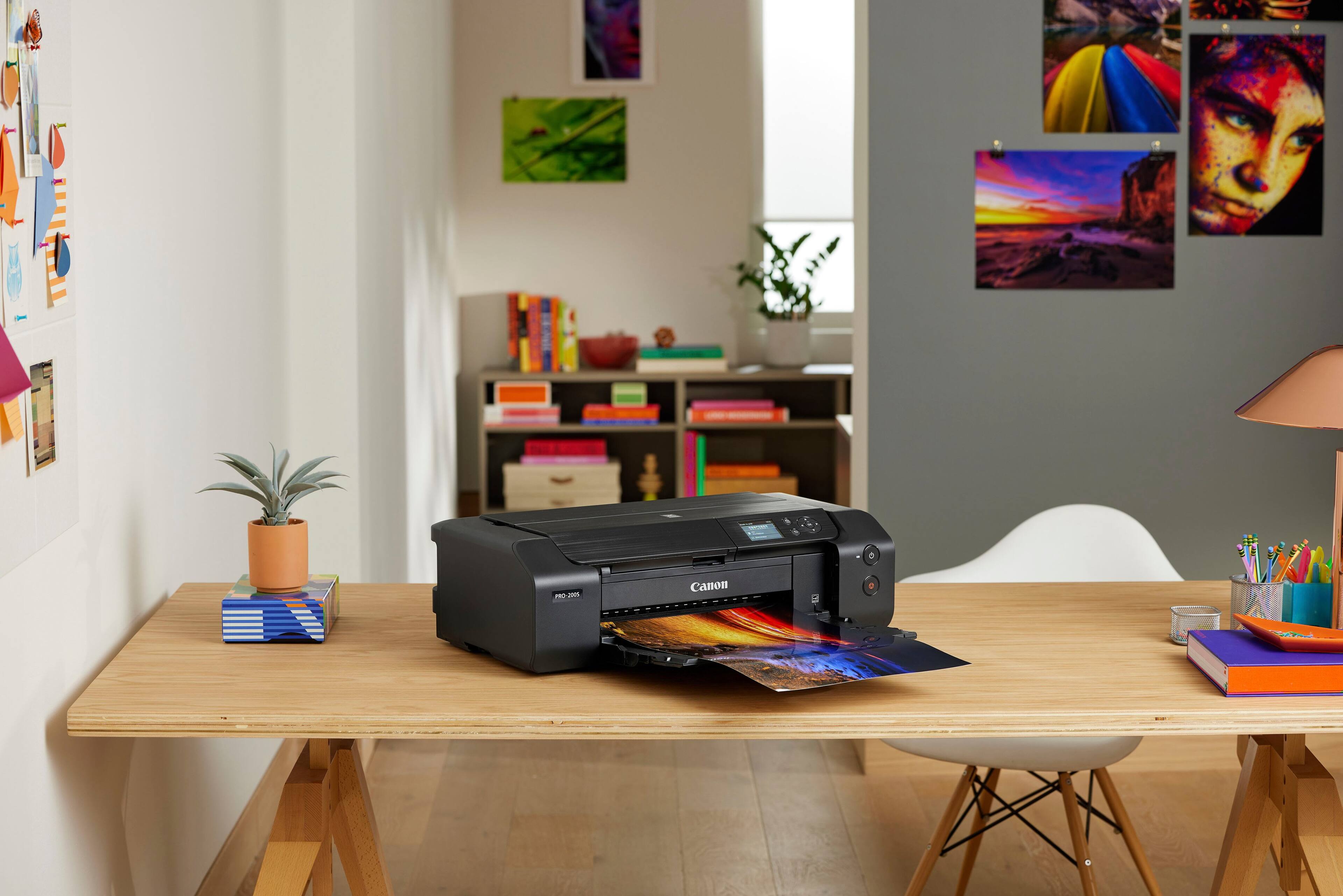 Alt View 15. Canon - PIXMA PRO-200S Professional Wireless Inkjet Photo Printer - Black.