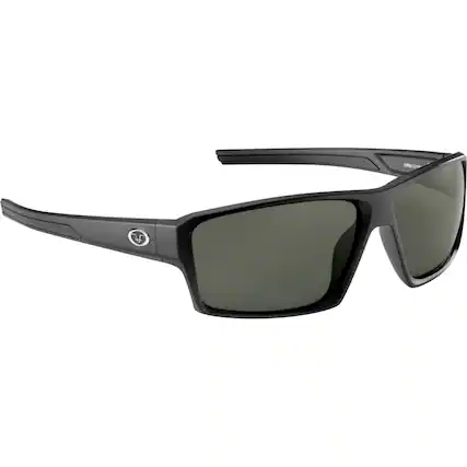 Front. Flying Fisherman - Flying Fisherman Windley Polarized Sunglasses - Matte Black/Smoke - Matte Black/Smoke.