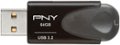 Alt View Zoom 11. PNY - 64GB Turbo Attache 4 USB 3.0 Flash Drive - Black.