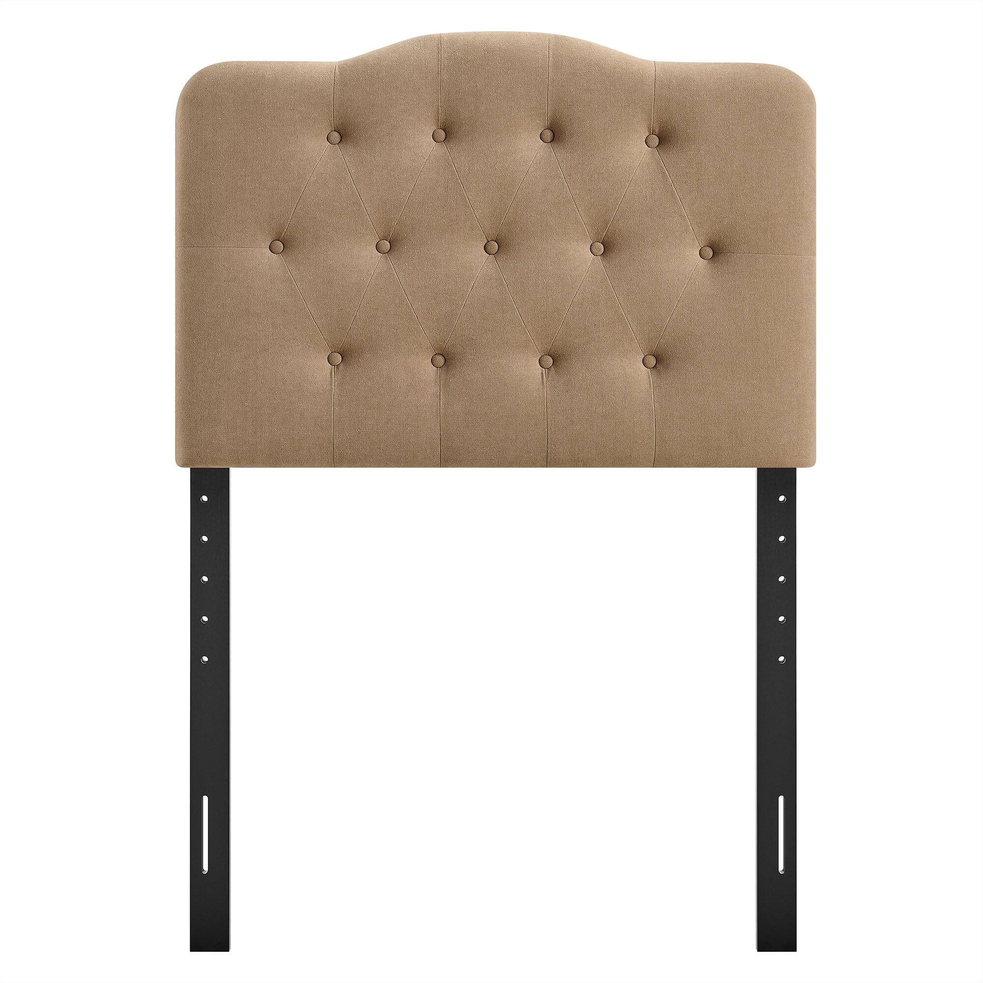 Alt View 2. Modway - Annabel Upholstered Headboard by Modway - Almond.