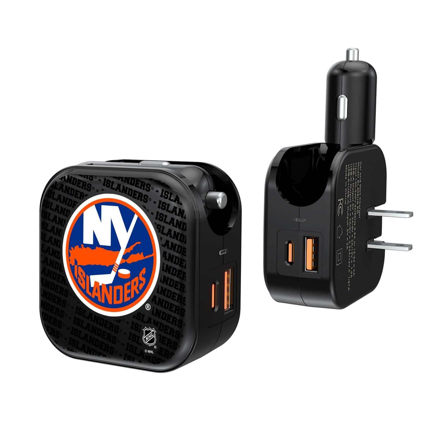 Keyscaper - New York Islanders Team Logo Dual Port USB Car & Home Charger - Multicolor price history on PriceWatchPro