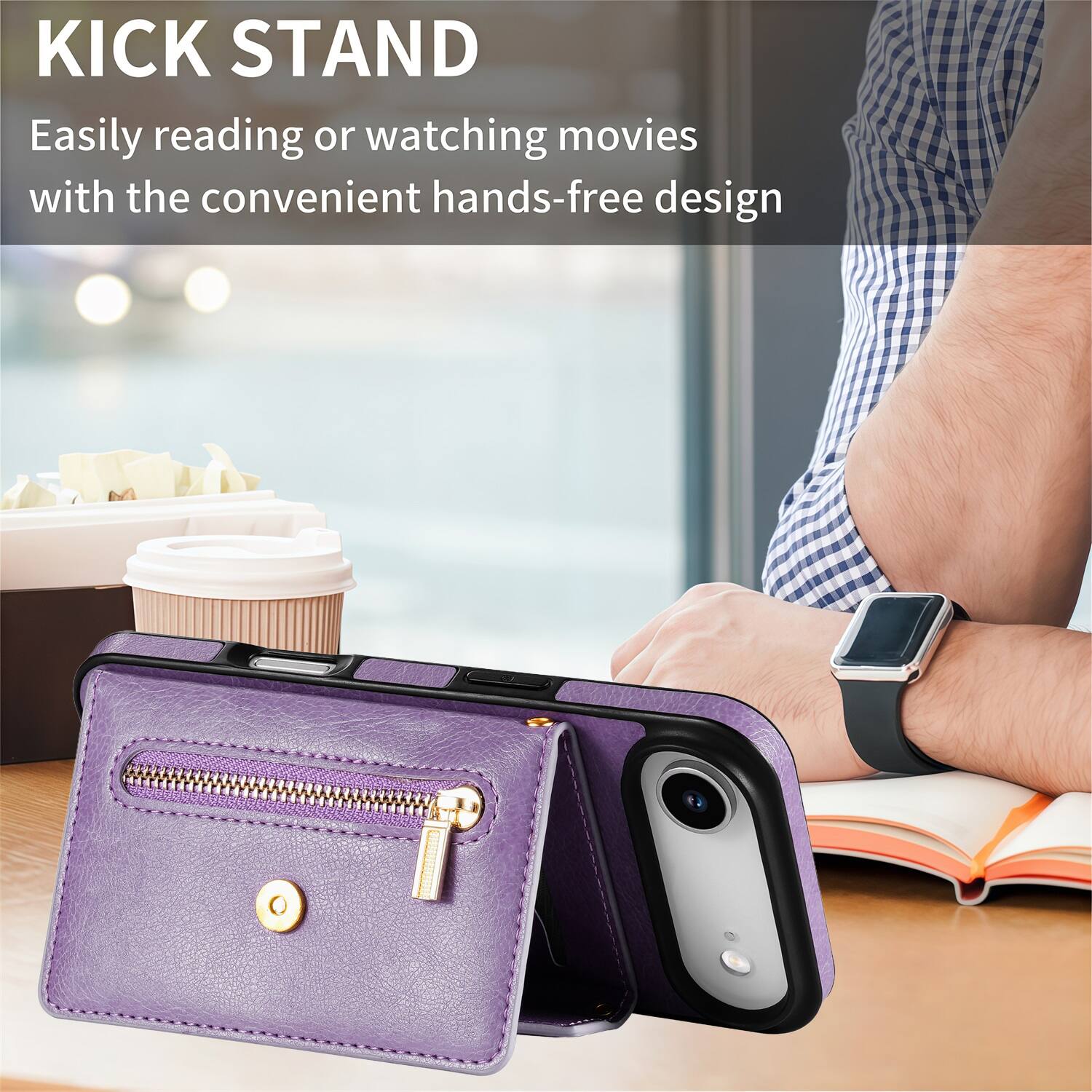 KICK STAND

Easily reading or watching movies with the convenient hands-free design