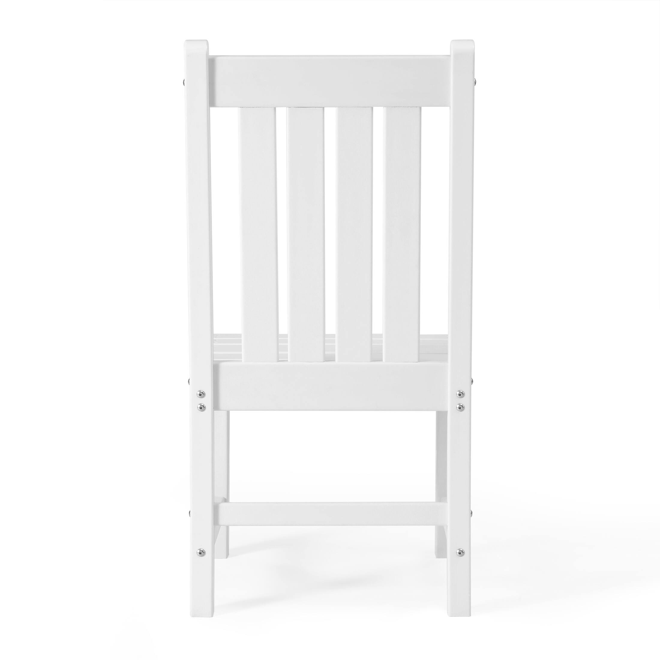 Alt View 1. WestinTrends - WestinTrends Malibu Outdoor Patio Dining Chair - White.