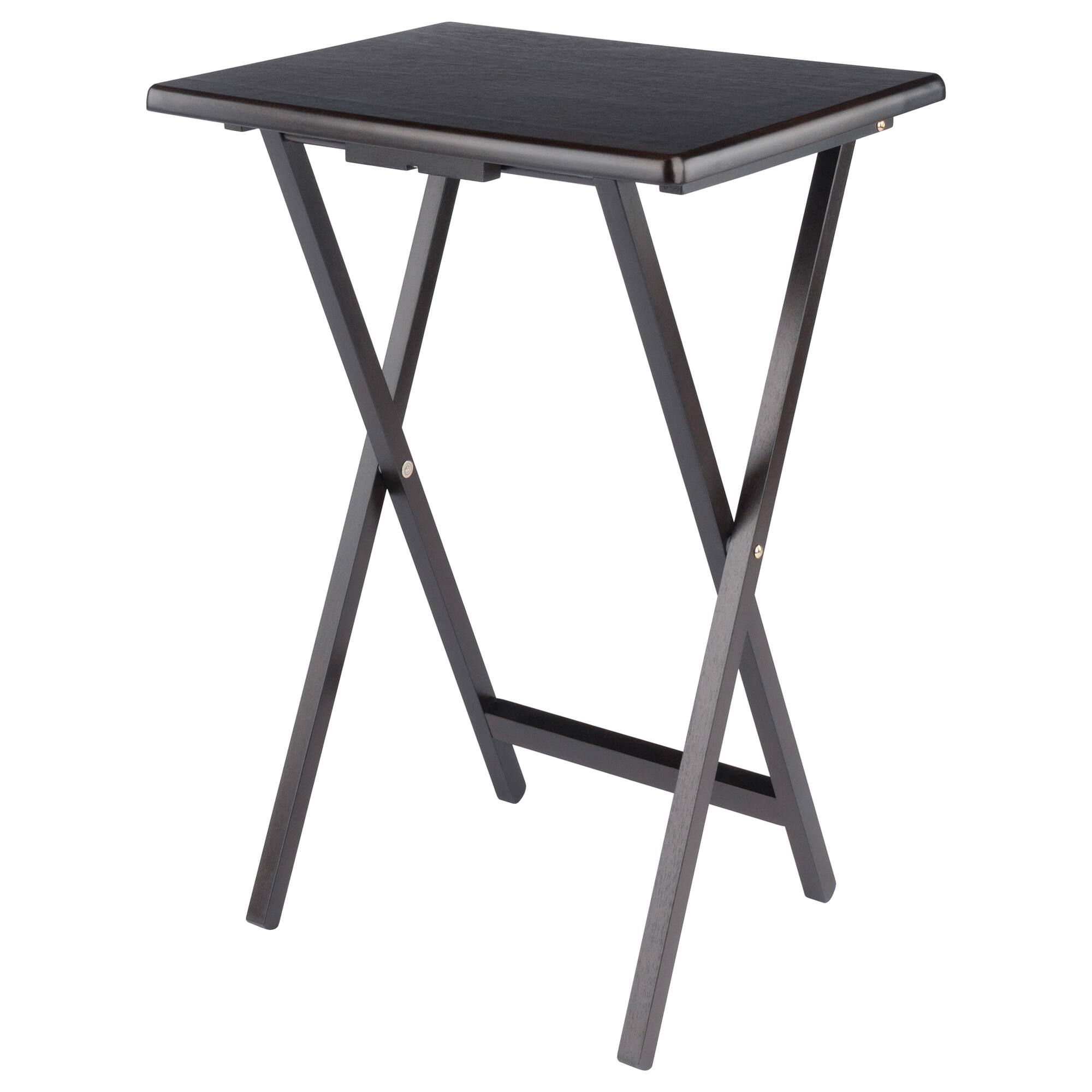 Alt View 5. Winsome Wood - Allen 5-Pc Snack Table Set - Coffee.