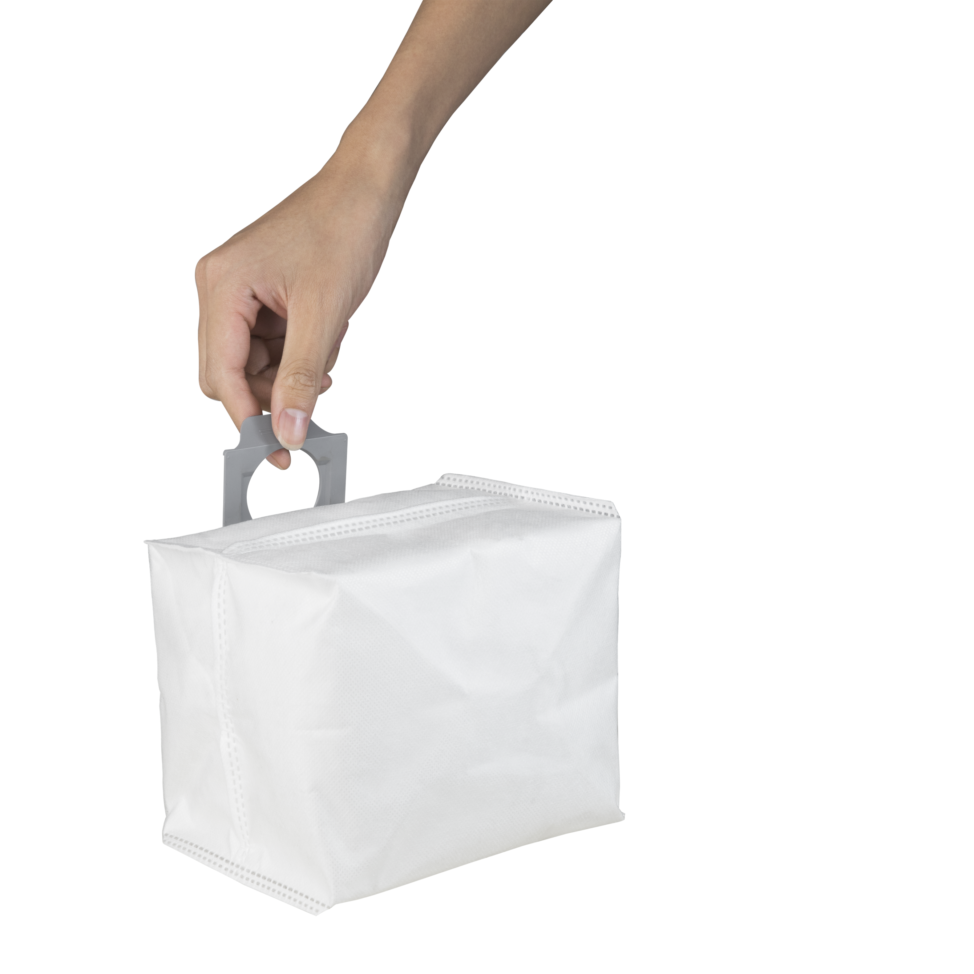 Angle. Roborock - 6-Pack Disposable Dust Bags for Q10 VF+ Floor and Carpet Cleaner Bags.