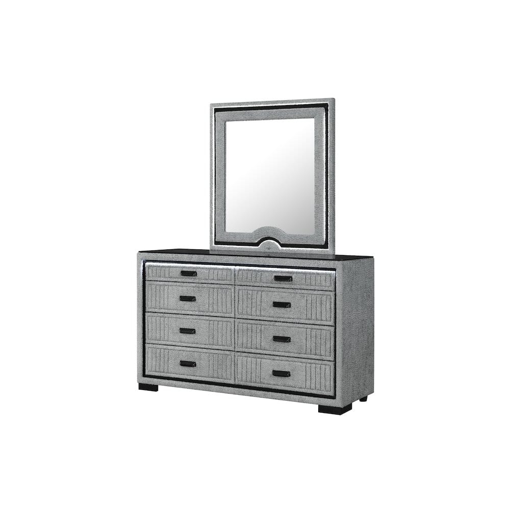 Global Furniture USA - Isabella Grey Mirror With Led - Gray price history on PriceWatchPro