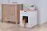 Alt View 11. TRINITY - 20" White Litter Box Enclosure End Table w/ Drawer - White.