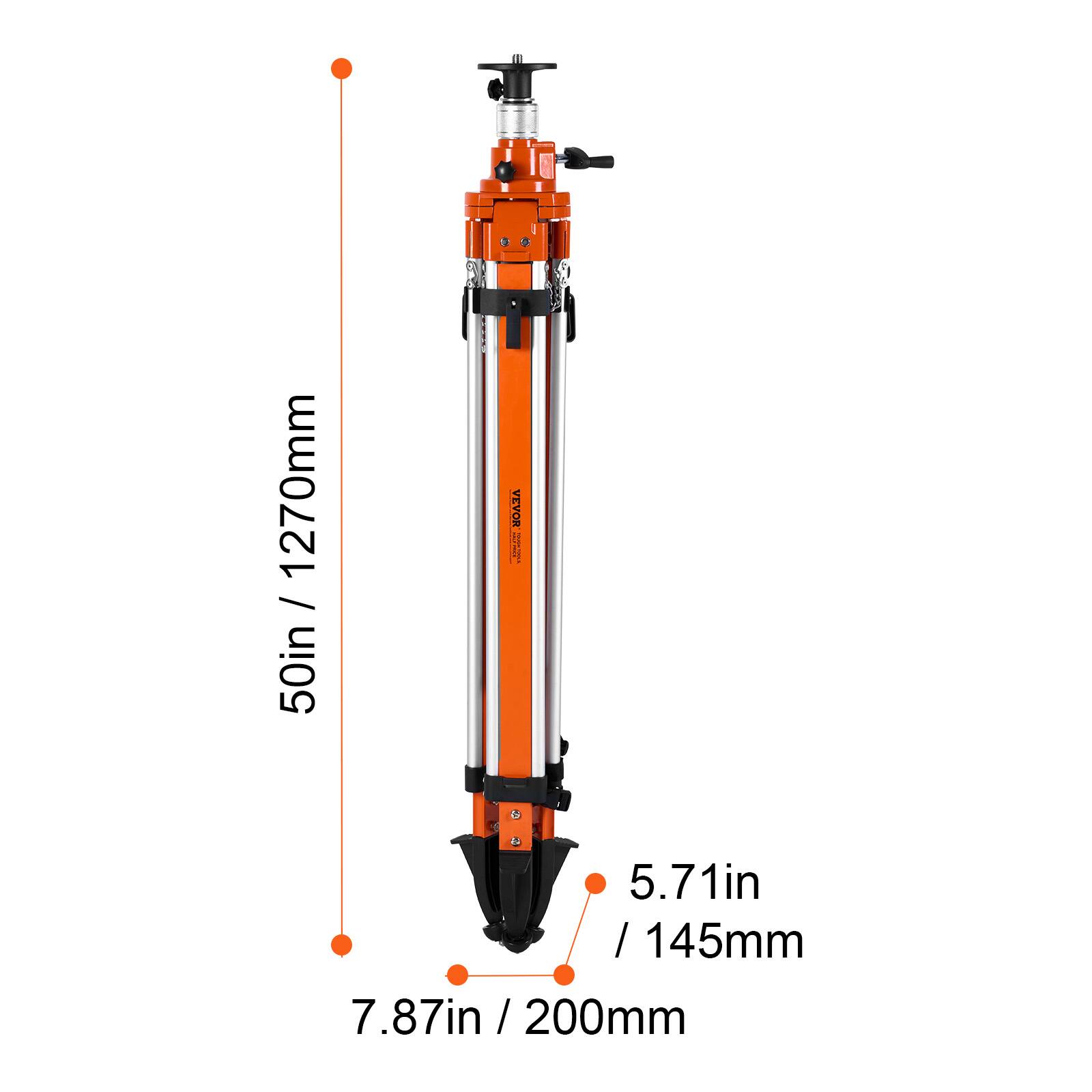 1270mm / 50in  
5.71in / 145mm  
7.87in / 200mm