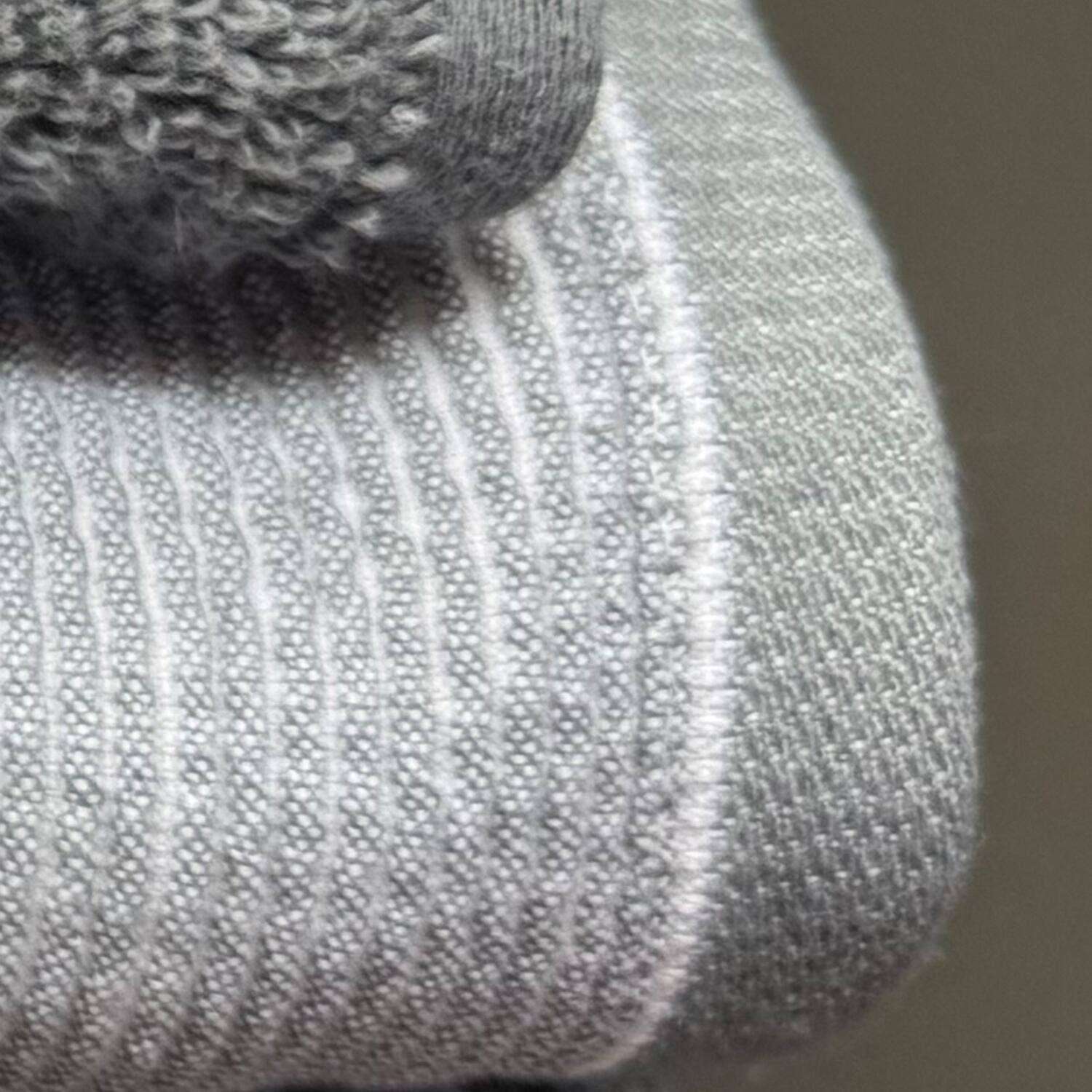 Alt View 1. Plazatex - Plazatex Two Tone  Zero Twist 100% Cotton Soft & Absorbent 12 Piece Bathroom Towel Set Gray - Gray.