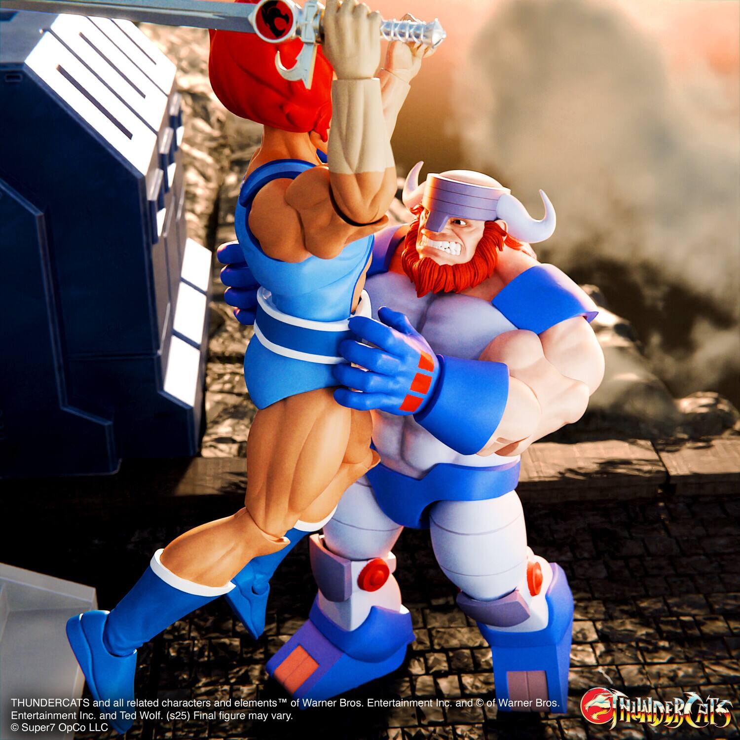 THUNDERCATS and all related characters and elements™ of Warner Bros. Entertainment Inc. and Ted Wolf. (S25) Final figure may vary. © Super7 OpCo LLC