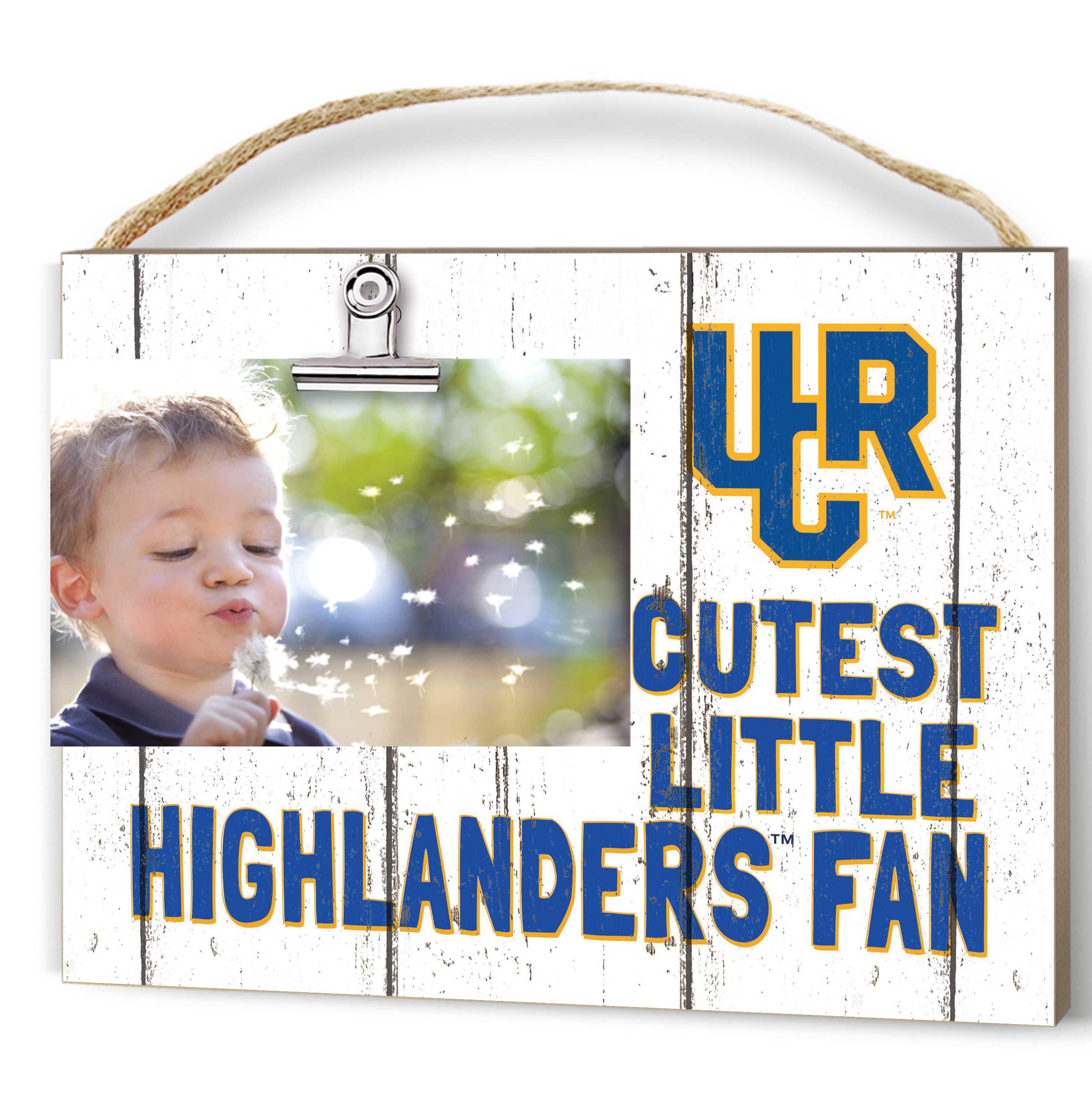 White UC Riverside Highlanders 8'' x 10'' Cutest Little Weathered Logo Clip Photo Frame
