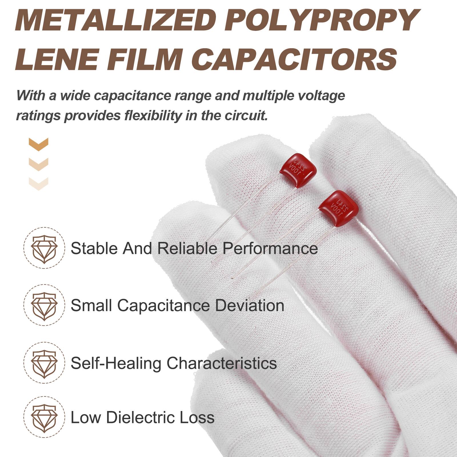 METALLIZED POLYPROPYLENE FILM CAPACITORS

With a wide capacitance range and multiple voltage ratings provides flexibility in the circuit.

1001 rtzz
1001 2242

Stable And Reliable Performance
Small Capacitance Deviation
Self-Healing Characteristics
Low Dielectric Loss