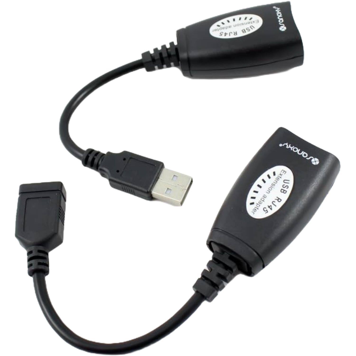 Sanoxy USB to RJ45 Ethernet Adapter Extension Kit Cat5 Cat6 Long ...