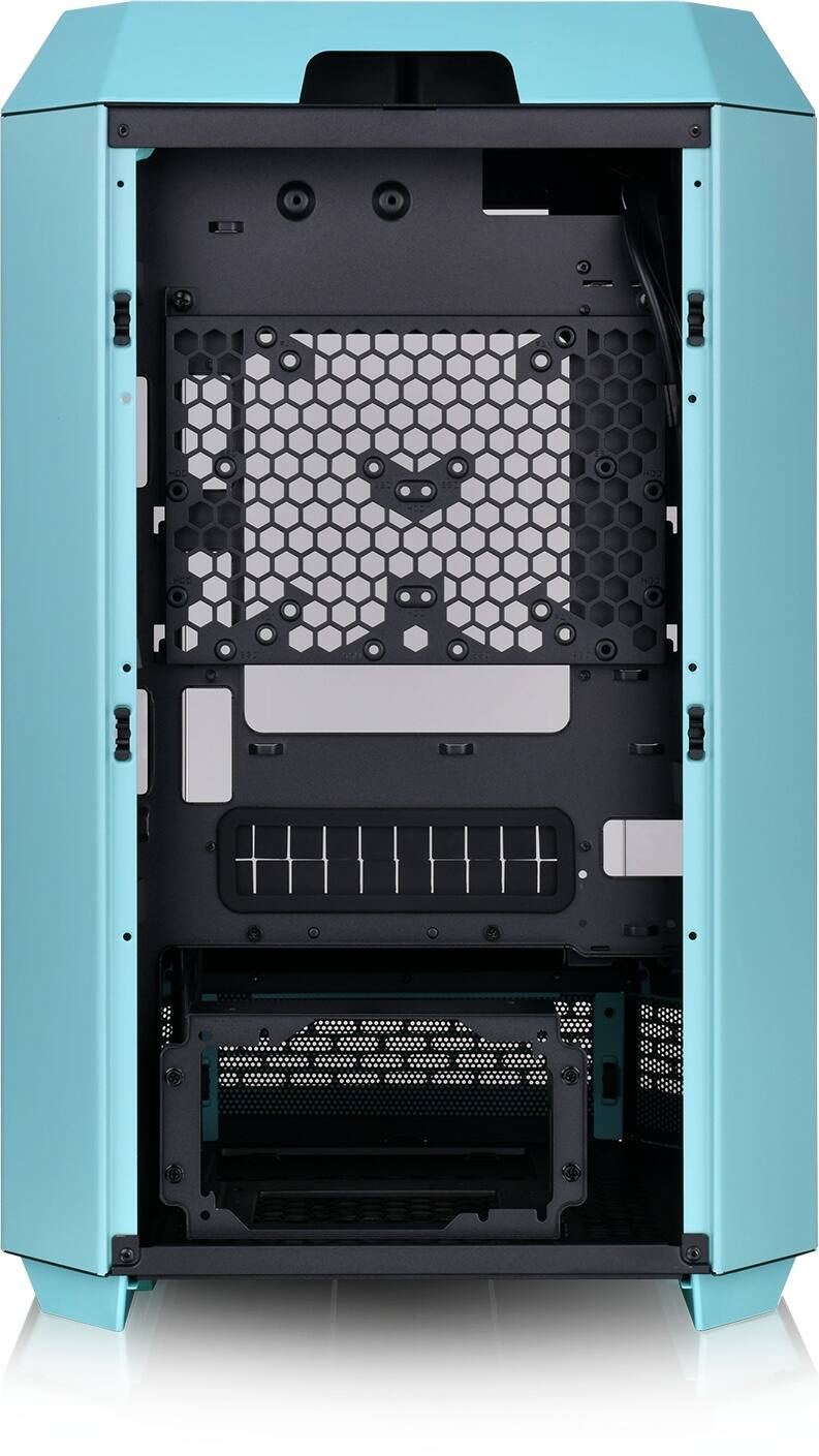 Alt View 18. Thermaltake - The Tower 300 Micro ATX PC Case - Turquoise.