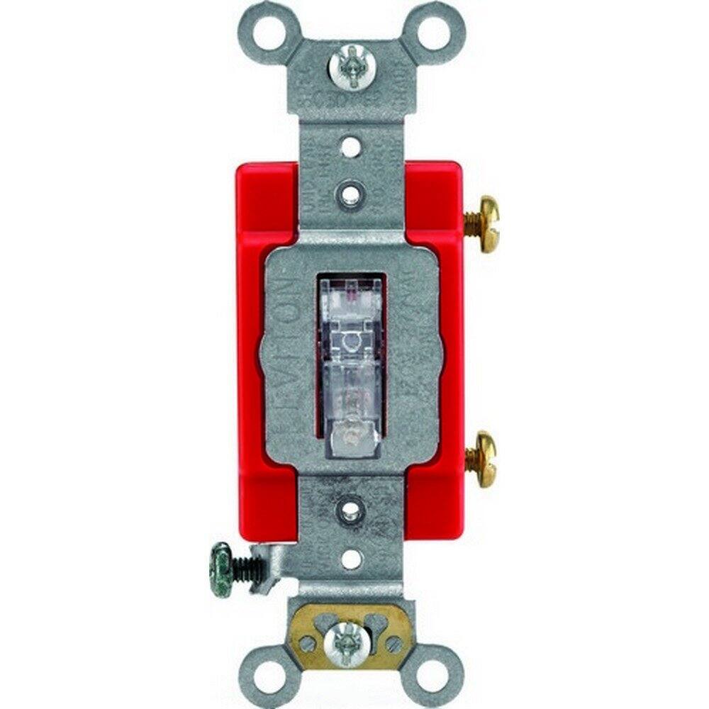 Front. Amber Sporting Goods - Leviton R57-01221-0LC Switch Ltd 1P 20A Clear by Mfg. Mfrpartno 01221-0LC - Clear.