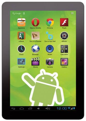 Front. Zeki - 10.1 inch Tablet with 8GB Memory - Black/White.