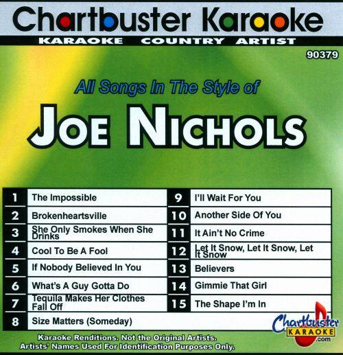 Best Buy Chartbuster Karaoke Joe Nichols [CD + G]
