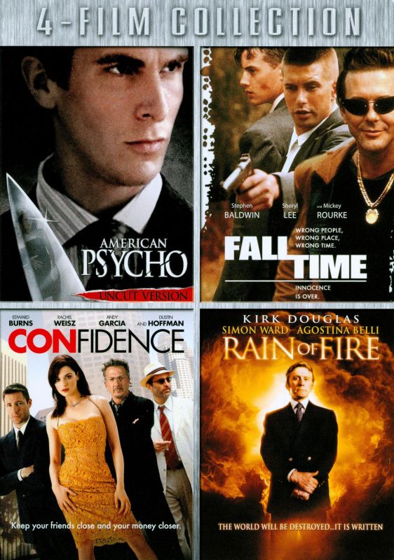 American Psycho/Fall Time/Confidence/Rain of Fire [3 Discs] [DVD]