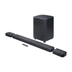 Front. JBL - BAR1300MK2 11.1.4 channel soundbar system with detachable surround speakers and Dolby Atmos and DTS:X - Black.