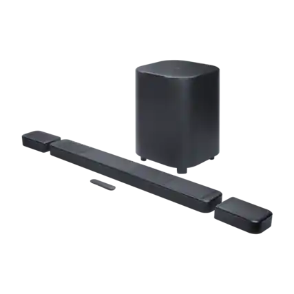 Front. JBL - BAR1300MK2 11.1.4 channel soundbar system with detachable surround speakers and Dolby Atmos and DTS:X - Black.