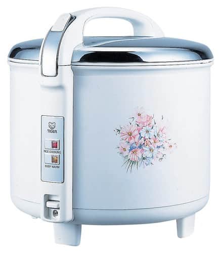 Front Standard. Tiger - 15-Cup Rice Cooker - White.