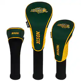 Team Effort - NDSU Bison Driver Fairway Hybrid Set of Three Headcovers - Multicolor