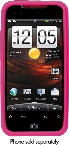 Front Standard. Xentris Wireless - Snap-On Case for HTC 6300 Incredible Mobile Phones - Pink.