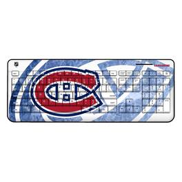 Keyscaper - Montreal Canadiens Ice Tilt Wireless Keyboard - Multicolor
