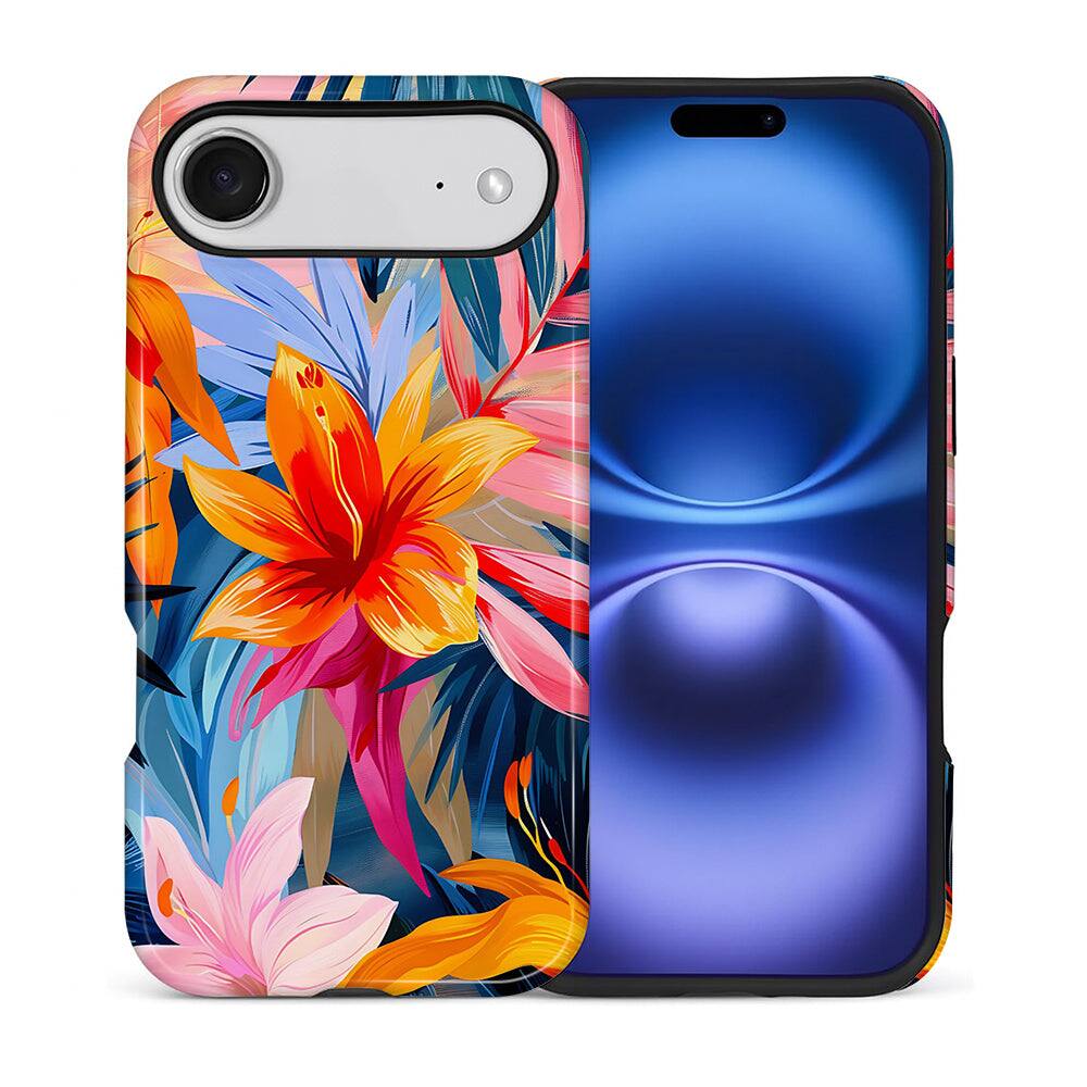 BUBM - Smartphone Case for iPhone - 2-Layer Durable Smartphone Protection Case - Flame Petal - Flame Petal for iPhone Air
