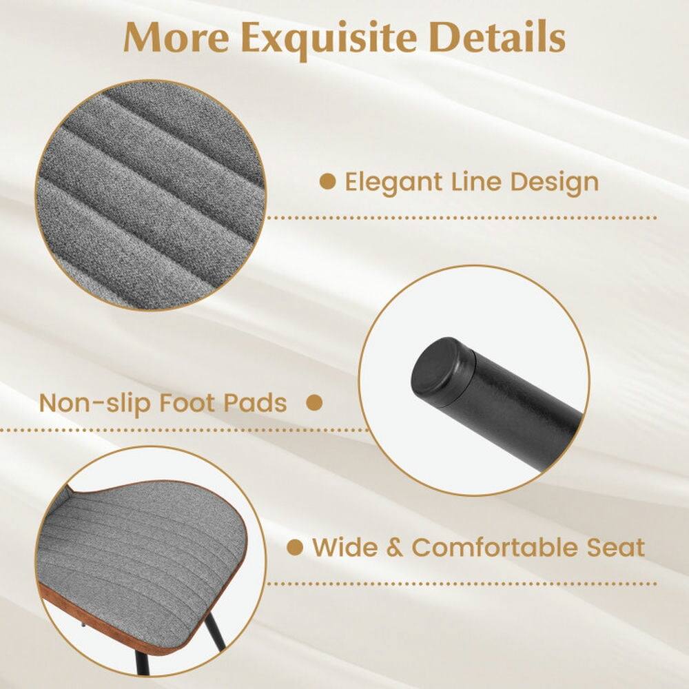 More Exquisite Details

- Elegant Line Design
- Non-slip Foot Pads
- Wide & Comfortable Seat