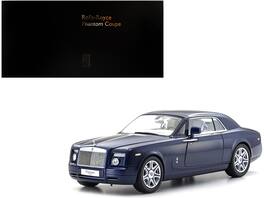 Rolls Royce Phantom Coupe 1/18 Diecast Model Car by Kyosho - Blue Metallic