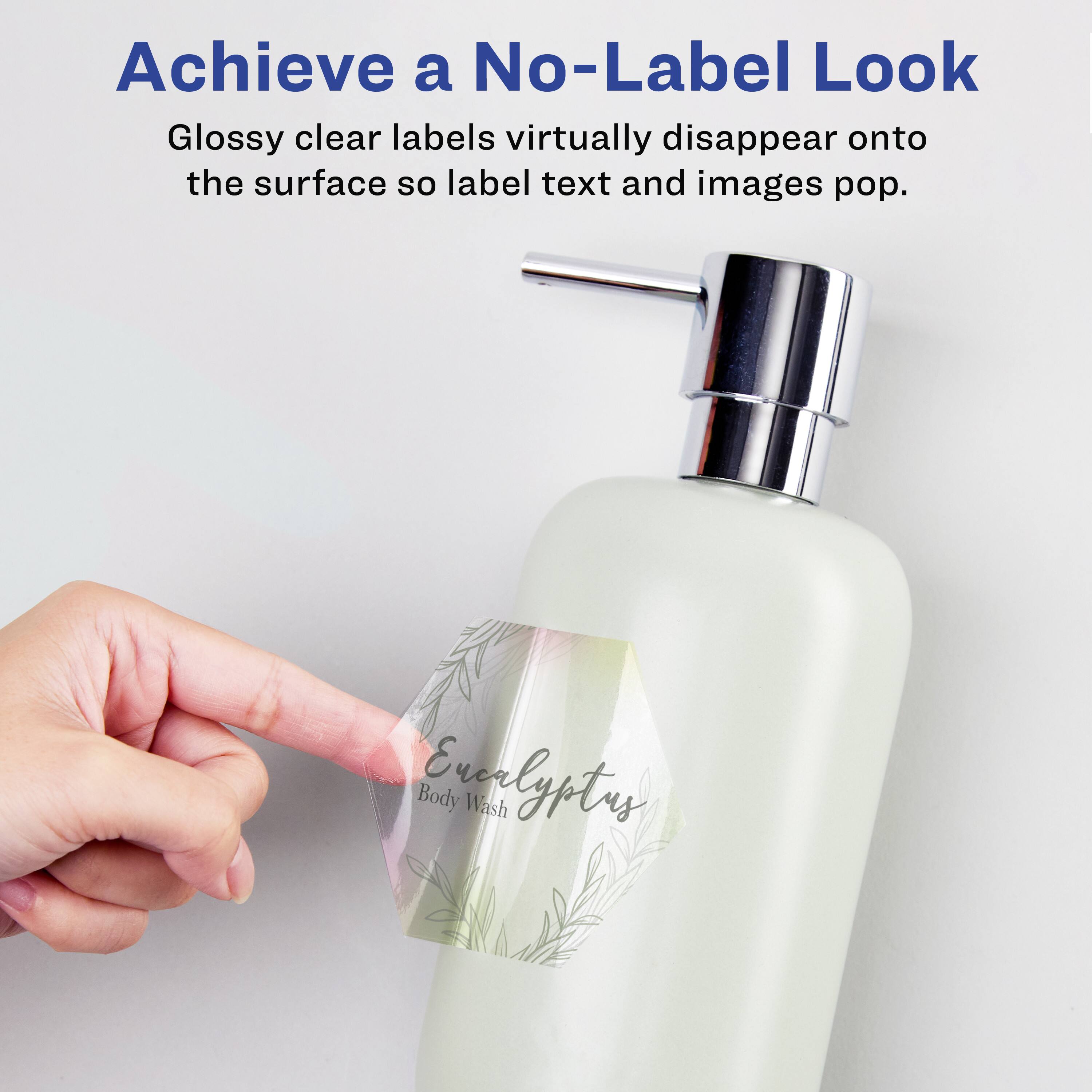 Achieve a No-Label Look

Glossy clear labels virtually disappear onto the surface so label text and images pop.

Eucalyptus Body Wash