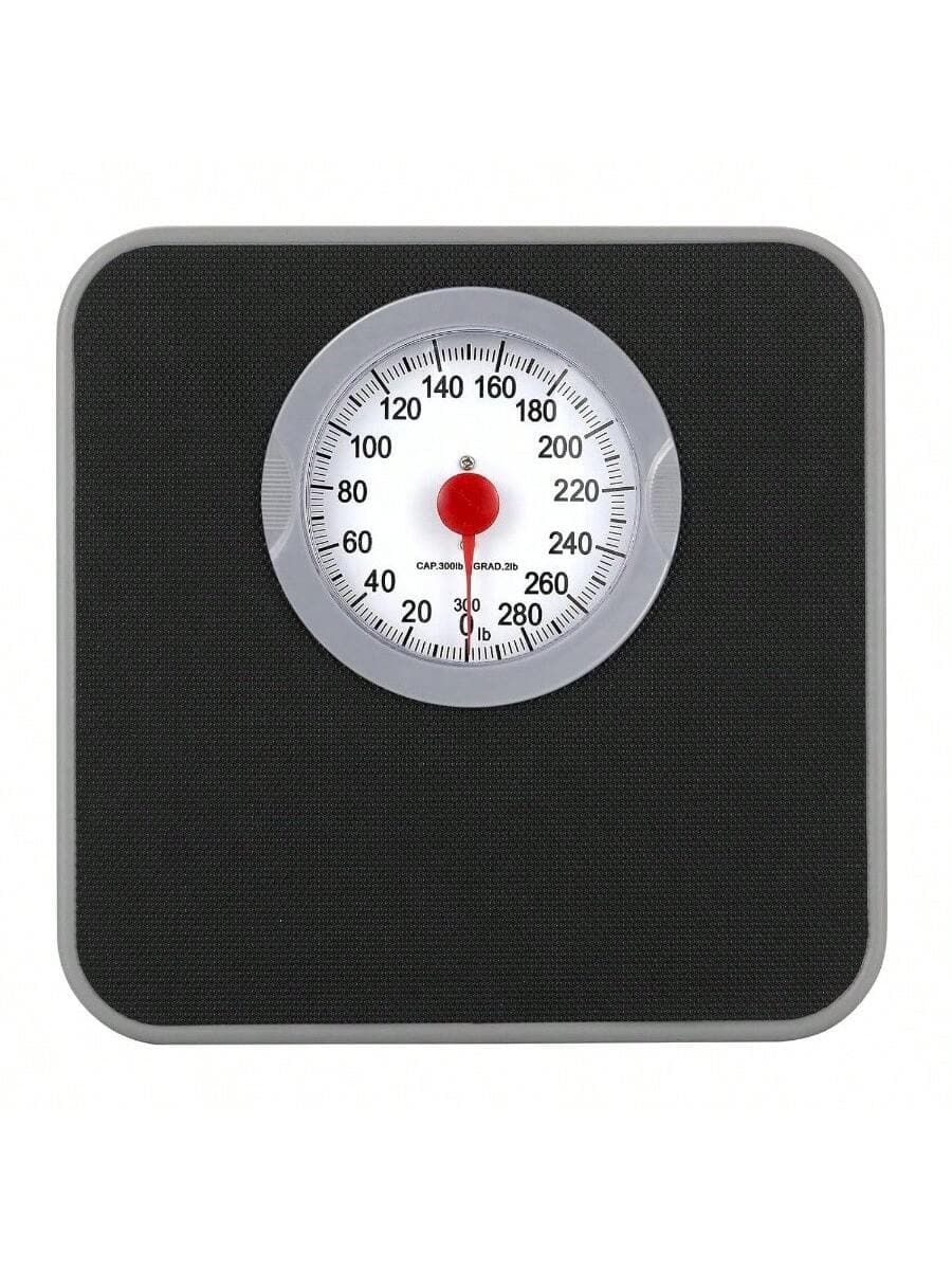 The Best Inks - Analog Scale Body Weight, Mechanical Bathroom Scale, 300lb Analog Weight Scale, Dial Scale with Wider and - Gray