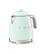 Left. SMEG - SMEG KLF05 3.5-cup Electric Mini Kettle - Pastel Green.